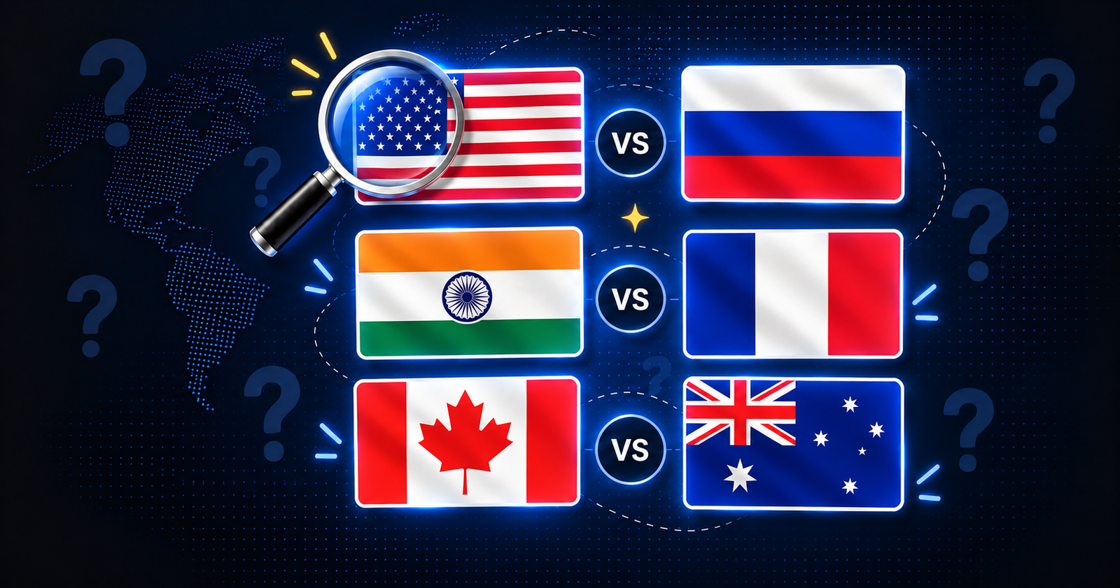 Look-Alike Flags: 10 Pairs and How to Tell Them Apart